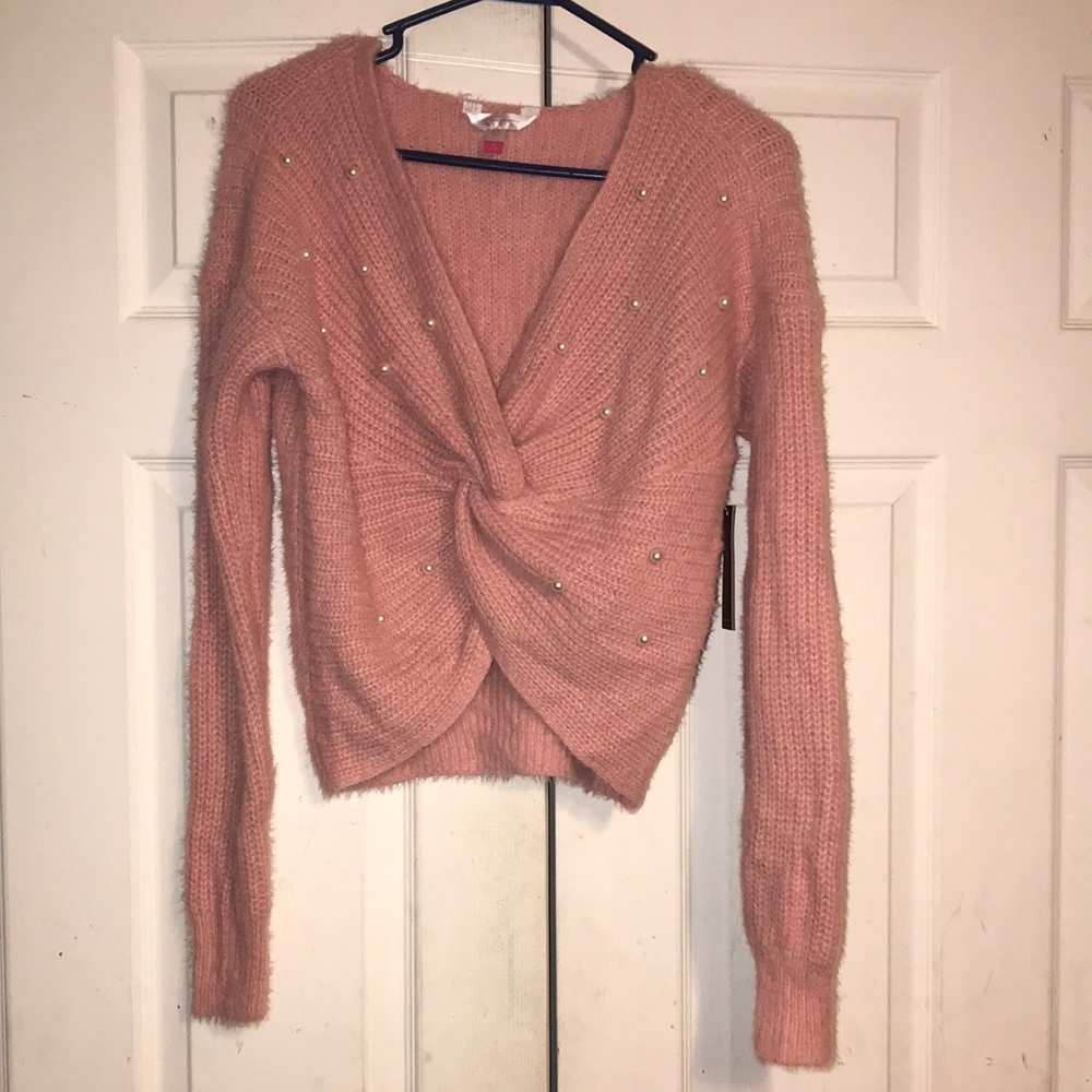 NWT Juniors NOBO Fuzzy Pearl Top